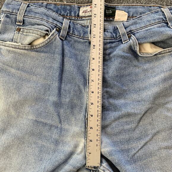Vintage Levi’s 540 Jeans Mens 36x29 Flex Denim 90s Made In USA Light Wash - Picture 11 of 16